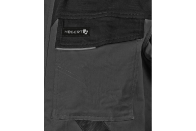 Куртка рабочая темно-серая HOEGERT EDGAR 3XL (58)