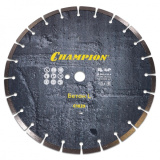Диск Champion алмазный, бетон L 350/25,4/10 Concremax (старый бетон, ж/б с наполн.сред.тв.)