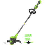 Триммер аккумуляторный Greenworks GD24LT331 (24В, 1хАКБ 4Ач и ЗУ) 33см