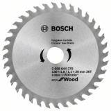 Диск пильный для циркулярок 130x20/16мм 36Т ECO  for Wood (древесина), BOSCH