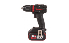 Аккумуляторная дрель-шуруповерт KRESS KUA71 20В, 60Нм, 4Ач х 2, ЗУ 6А, кейс