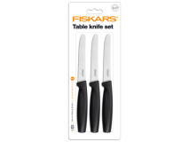 Набор ножей столовых (3 шт.) черный FISKARS Functional Form