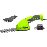Ножницы аккумуляторные Greenworks G7,2HS (7.2В, встр.акк, 2Aч)