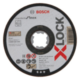Отрезной круг X-LOCK 125-22,23мм 1,6мм Standard for Inox (нержавеющая сталь), BOSCH