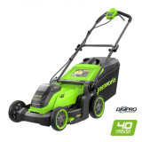 Газонокосилка аккумуляторная Greenworks GD40LM411 (40В, 41 см, без АКБ и ЗУ)