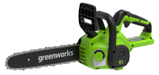 Цепная пила аккумуляторная Greenworks G24CS25K4 (24В, 1хАКБ 4Ач и ЗУ) 25см