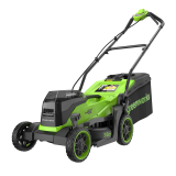 Газонокосилка аккумуляторная Greenworks GD24X2LM361 (2*24В, 36 см, 2хАКБ 4 Ач и ЗУ)