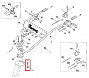 Болт с плоской круглой головкой M12 80