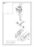 Двигатель в сборе K1260Rail (ЦПГ, картер, коленвал)