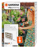 Комплект микрополива для вертикального садоводства для 9 горизонтальных горшков GARDENA