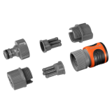 Комплект GARDENA для подключения шланга-дождевателя (коннектор+заглушка)
