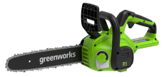 Цепная пила аккумуляторная Greenworks G24CS25K2 (24В, 1хАКБ 2Ач и ЗУ) 25см
