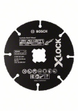 Отрезной круг X-LOCK 125-22,23мм 1мм  Carbide Multi Wheel (универсальный), BOSCH