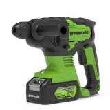 Перфоратор аккумуляторный Greenworks GD24SDS2K4 (24В, с 1хАКБ 4А-ч и ЗУ) в сумке