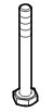 Винт с шестигранной головкой 3/8" 31/2" - 10,9