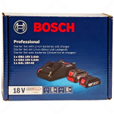 Набор: аккумуляторы GBA 18V 2.0 Ah / 4.0 Ah + зарядное GAL 18V-40 BOSCH