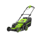 Газонокосилка аккумуляторная Greenworks GD24X2LM411 (2*24В, 2хАКБ 4Ач  и ЗУ) 41см