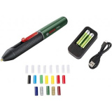Клеильный пистолет ручка Gluey (зеленая) аккумуляторная, BOSCH