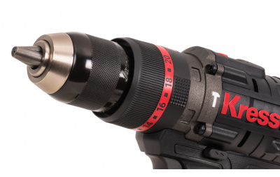 Аккумуляторная ударная дрель-шуруповерт KRESS KUС35.9, 20В, 150Нм, без АКБ и ЗУ