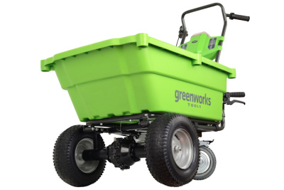 Садовая тележка самоходная Greenworks G40GCK4 (40В с 1хАКБ 4 А-ч и ЗУ) 106 л