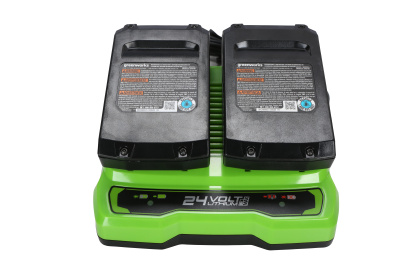 Зарядное устройство Greenworks G24X2UC2 (24В, 2А) для 2-х аккумуляторов