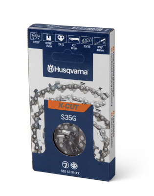 Цепь 15" 0.325" 1.5 64DL S35G X-Cut Husqvarna