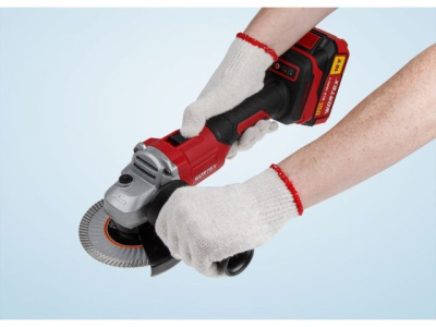 Углошлшлифмашина аккумуляторная WORTEX LX CAG 1812-1 E в чем., 18 В, 125 мм, 8000 об/м (рег. об.)