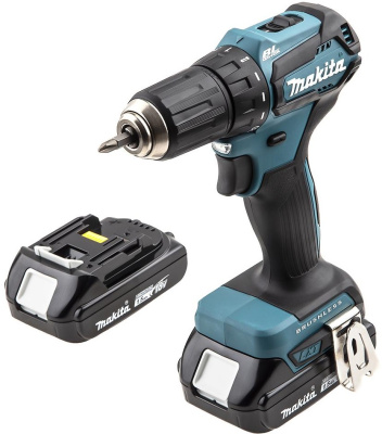 Шуруповерт DDF483SYE  BL motor аккумуляторный 40/23 Нм,2х1.5 Ah, MAKITA