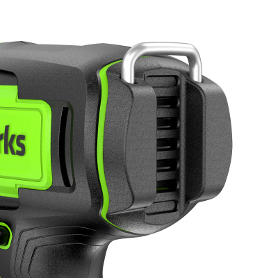 Фен строительный аккумуляторный Greenworks G24HG (24В, 1хАКБ 4Ah и ЗУ)