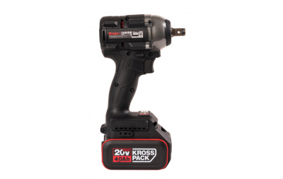 Аккумуляторный гайковерт бесщеточный KRESS KH275, 20В, 500Нм, 4Ач х 2, ЗУ 6А, кейс