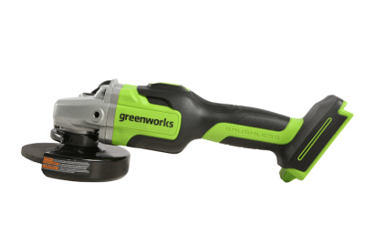 Угловая шлифмашина аккумуляторная Greenworks GD24AGK2 (24В, c 1хАКБ 2 А-ч и ЗУ в сумке)