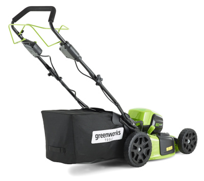 Газонокосилка аккумуляторная Greenworks GD60LM46SPK4 (60В, с 1хАКБ 4Ач и ЗУ) 46см самоходная