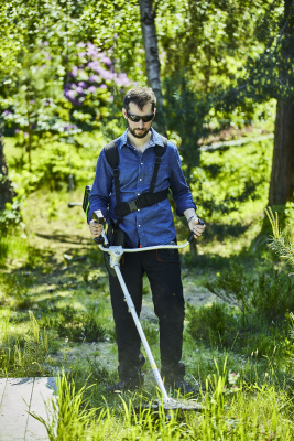 Триммер аккумуляторный Greenworks GD40BCBK4 (40В 1хАКБ 4Ач и ЗУ) 40см