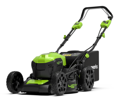 Газонокосилка аккумуляторная Greenworks GD40LM46SPK8 (40В, 1хАКБ 8Ач) 46см самоходная