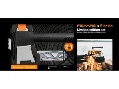 Топор универсальный A6 FISKARS + нож Paraframe (комплект)