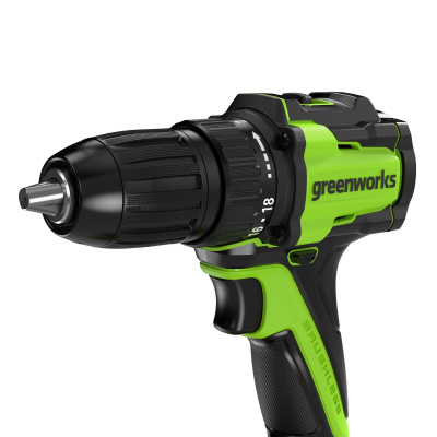 Дрель-шуруповерт аккумуляторная Greenworks DD345 (24В, без АКБ и ЗУ)