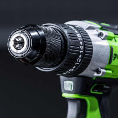 Дрель-шуруповерт ударная аккумуляторная Greenworks GD24DD60 (24В, 1хАКБ 4Ач и ЗУ)