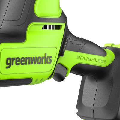 Пила сабельная компактная аккумуляторная Greenworks GPT-CRS-25 (24В,1хАКБх 2Ач и ЗУ)