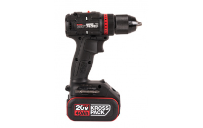 Аккумуляторная дрель-шуруповерт KRESS KUA71 20В, 60Нм, 4Ач х 2, ЗУ 6А, кейс
