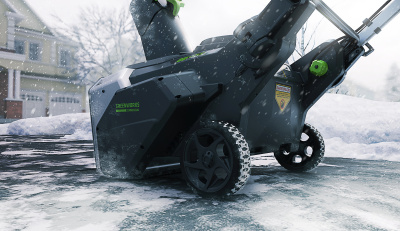 Снегоуборщик аккумуляторный Greenworks GD82STK5 (82В, с АКБ 5А-ч  и ЗУ) 56см