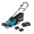 Газонокосилка DLM 432 CT2 аккумуляторная (2*5 Ah), MAKITA