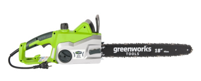 Цепная пила электрическая Greenworks GCS2046 2000 Вт, 45 см