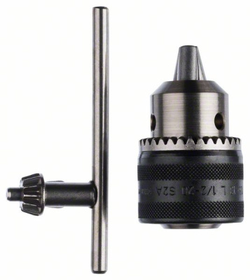 Патрон Кулачковый до 13 мм 1,5 – 13 mm, 1/2" - 20, BOSCH