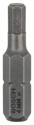Бита Extra Hart 25мм HEX4 (3шт), BOSCH