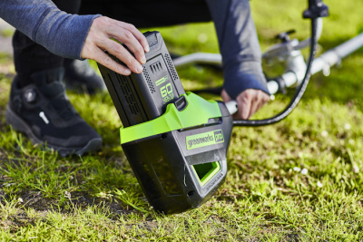 Триммер аккумуляторный Greenworks GD60BCBK4 (60В c АКБ 1х4Ач и ЗУ) 40см