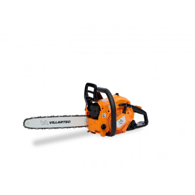 Бензопила Villartec SB 401 (шина, цепь 35см 3/8 1,3мм 52зв.-2шт, масло 0,5л PRO 2T и чехол д/шины)