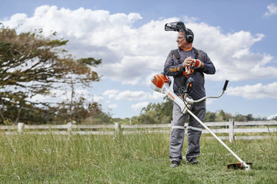 Мотокоса STIHL FS 351-L 2-MIX (с ножом для молодняка 300 3 20)