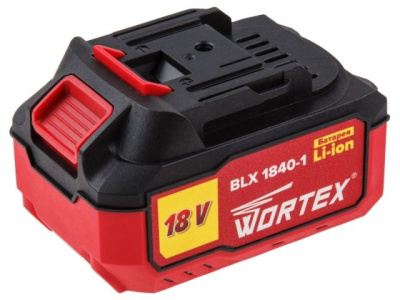Углошлшлифмашина аккумуляторная WORTEX LX CAG 1812-1 E в чем., 18 В, 125 мм, 8000 об/м (рег. об.)