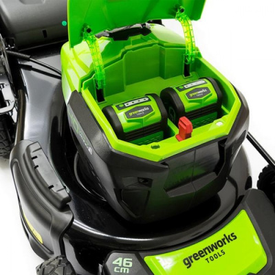 Газонокосилка аккумуляторная Greenworks GD40LM46SPK5 (40В, 46 см, 1хАКБ 5Ач и ЗУ)