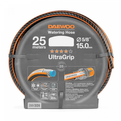 Шланг поливочный 5/8 " (15мм) DAEWOO UltraGrip 25м